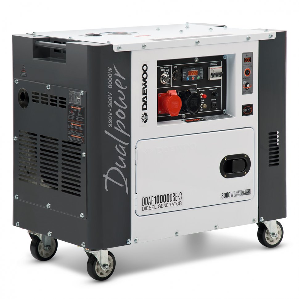 Дизельный электрогенератор Daewoo Power Products DDAE 10000DSE-3