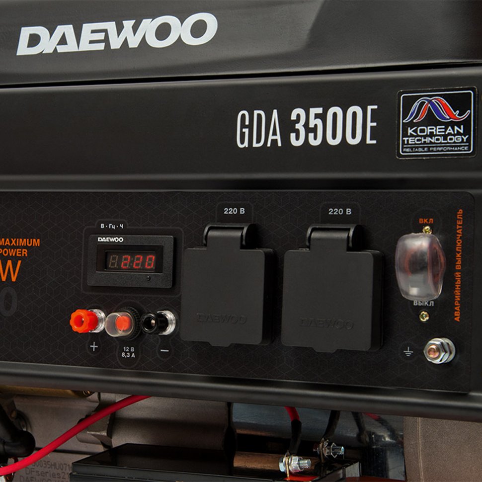Бензиновый электрогенератор Daewoo Power Products GDA 3500E