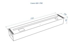 Автоматический биокамин Good Fire 1700 INOX АБК-1700 INOX